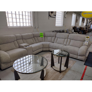 Dual Power 6-Piece Reclining Sectional