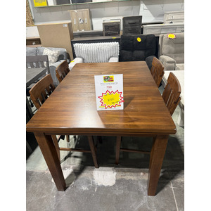 Counter Height Dining Table with 4 Chairs