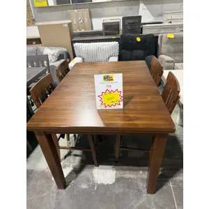 Counter Height Dining Table with 4 Chairs