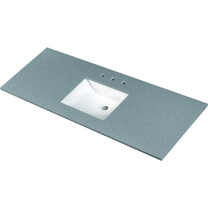 Sparkling Gray 60" Vanity Top