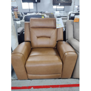 Dual Power Vegan Leather Recliner