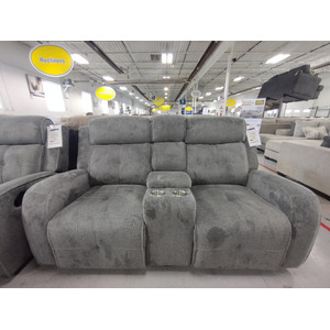 Manual Reclining Loveseat with Console