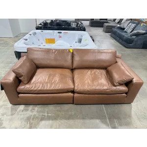2-Piece Leather Modular Sofa