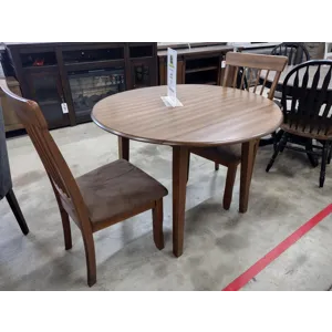 Kitchen Table with Drop-Down Leaves and 2 Chairs