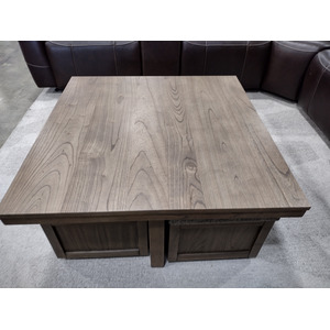 Coffee Table with Slide Out Ottoman Seating