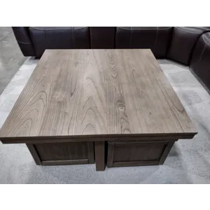 Coffee Table with Slide Out Ottoman Seating