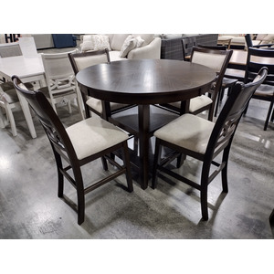 5-Piece Counter-Height Dining Set