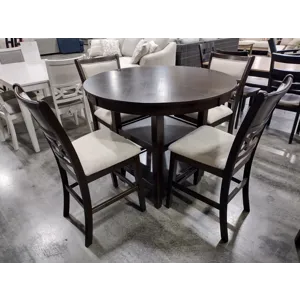5-Piece Counter-Height Dining Set