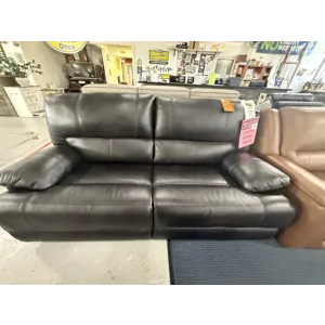 Dual Power Zero Gravity Leather Reclining Sofa