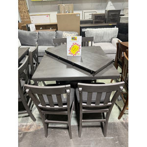 Counter Height Dining Table with 4 Chairs