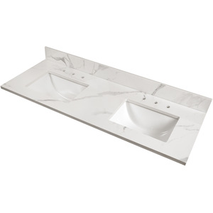 Calcatta Nowy 60" Double Sink Vanity Top