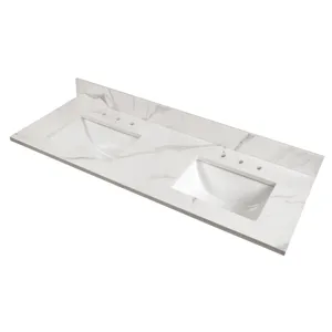 Calcatta Nowy 60&#34; Double Sink Vanity Top