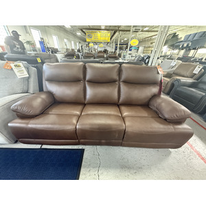 Dual Power Zero Gravity Leather Reclining Sofa