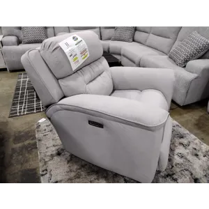 Dual Power Rocker Recliner with Adjustable Seating