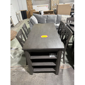 Counter Height Dining Table with 4 Chairs