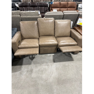 Flexsteel Leather Power Reclining Sofa