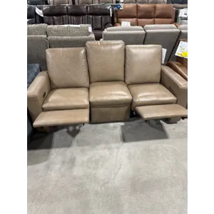Flexsteel Leather Power Reclining Sofa