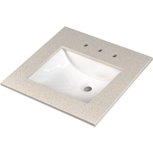 Iced White 30" Vanity Top