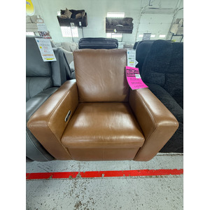 Dual Power Leather Flexsteel Recliner
