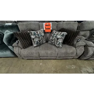 Triple Power Reclining Sofa with Heat and Massage