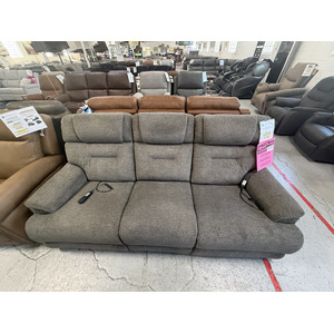 Triple Power Reclining Sofa with Heat and Massage