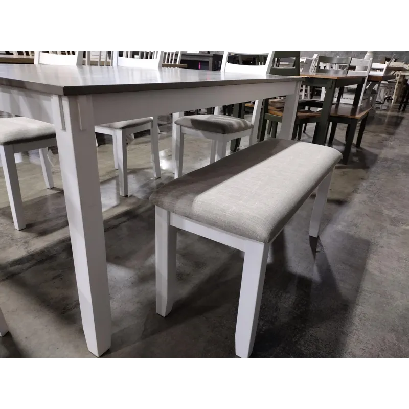 Dining Table with 4 Chairs and Bench