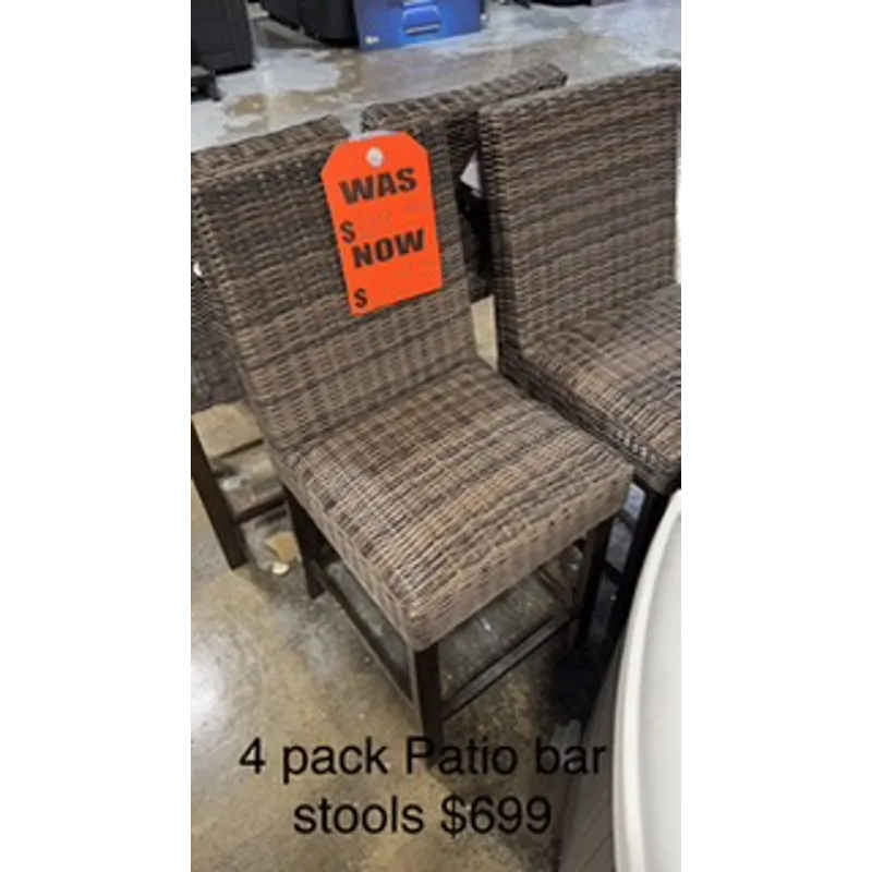 Counter Height Patio Stools (Set of 4)