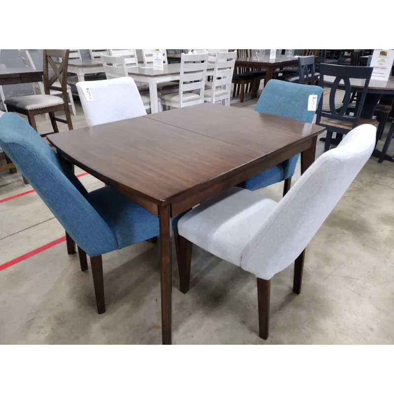 Dining Table with 4 Upholstered Chairs