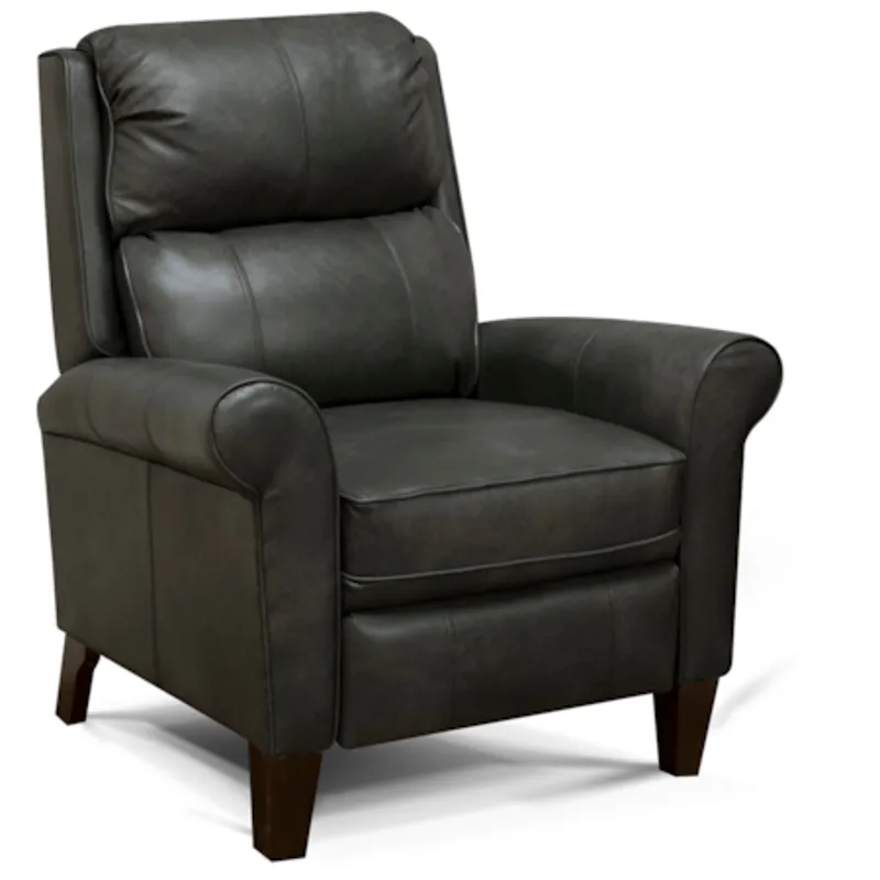 Timedale Leather Pushback Arm Chair