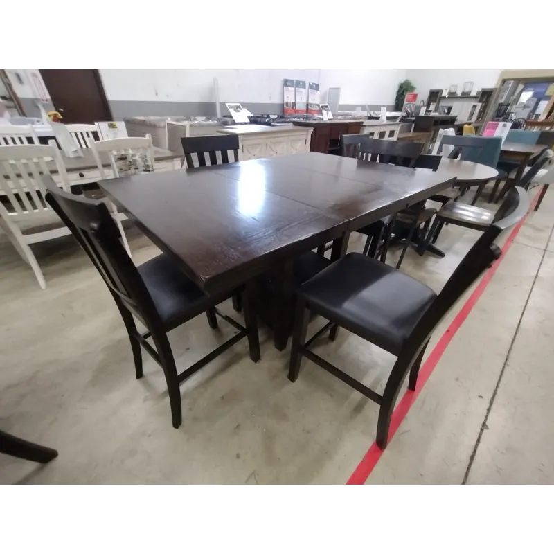 Counter-Height Dining Table with 4 Chairs