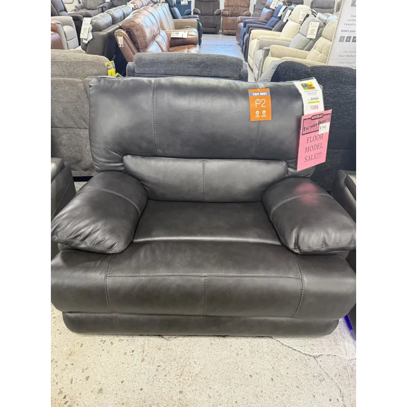 Dual Power Zero Gravity Leather Recliner