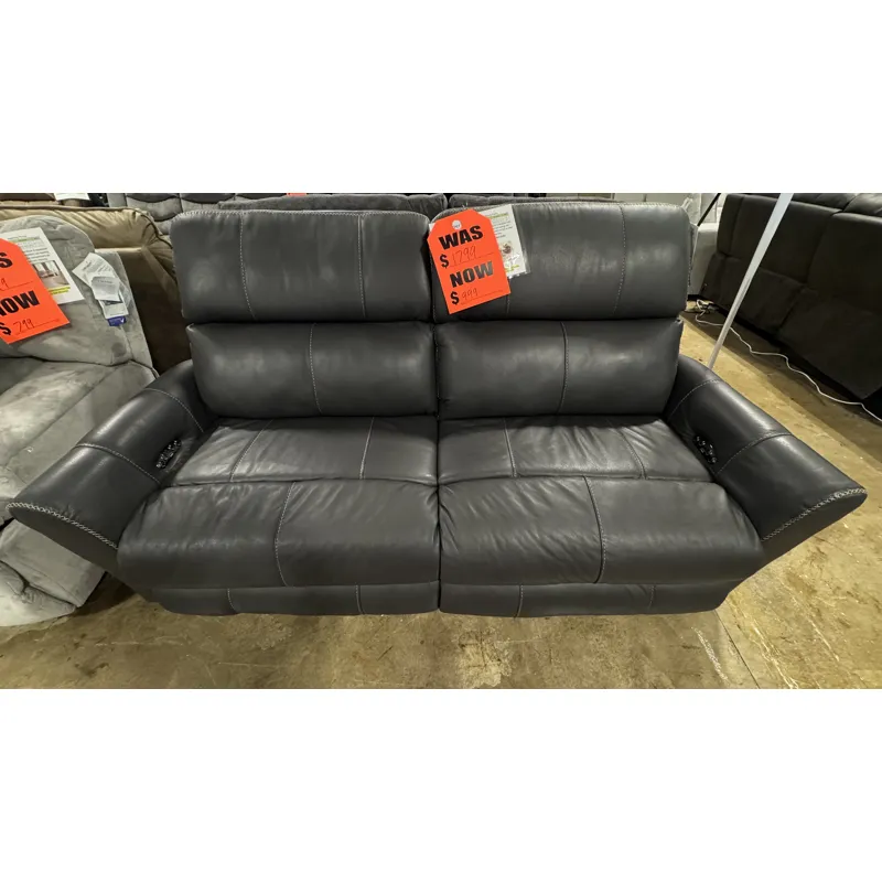 Leather Reclining Sofa