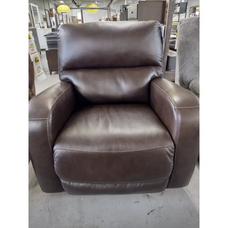 Leather Swivel Recliner