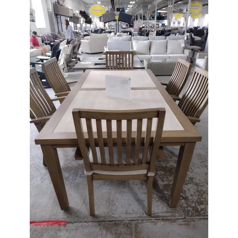 Outdoor Dining Chair with 6 Arm Chairs