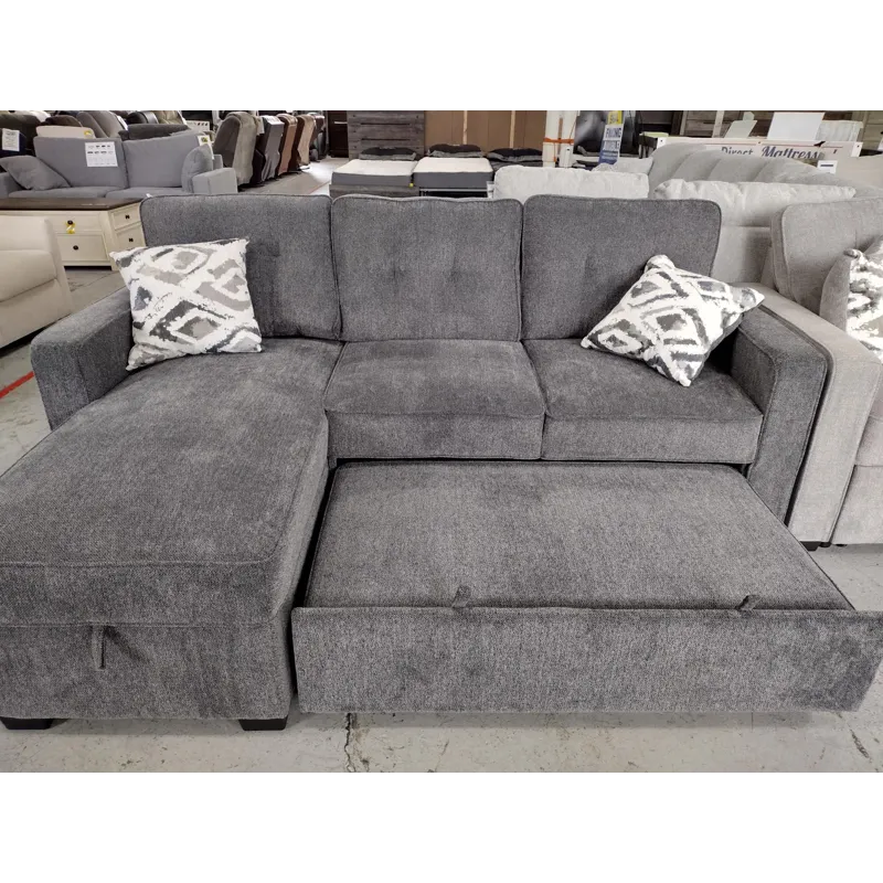 Modular Sleeper Sectional with Storage Chaise