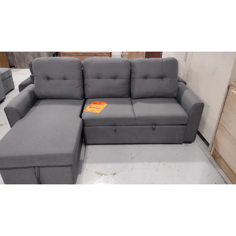 Modular Sleeper Chaise Sofa with Storage