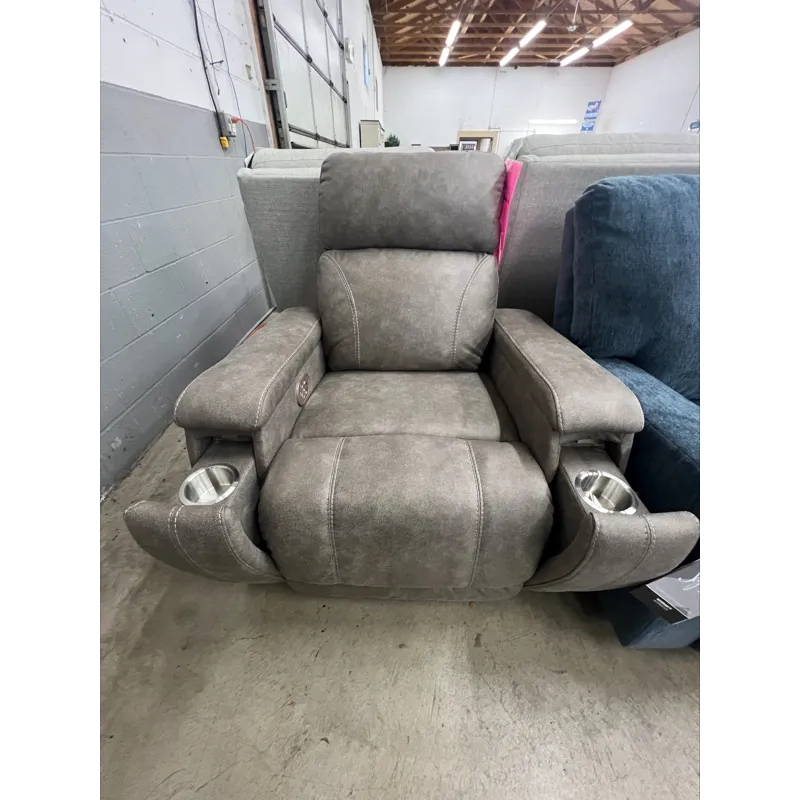 Dual Power Recliner with Hidden Cupholders
