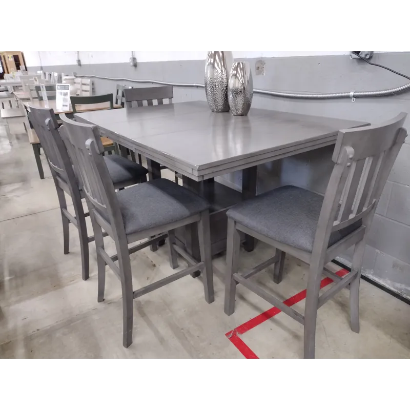 Counter Height Dining Table with 4 Chairs