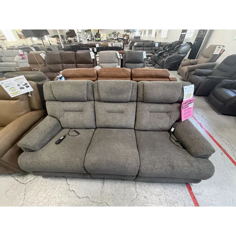 Triple Power Reclining Sofa with Heat and Massage