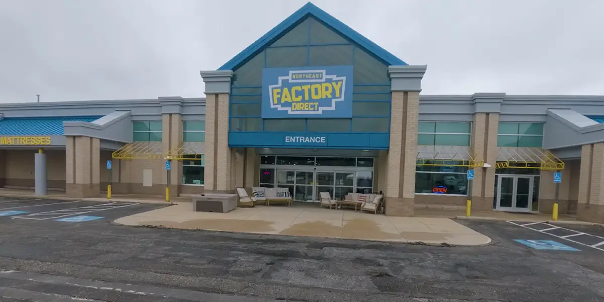 Northeast Factory Direct storefront entrance