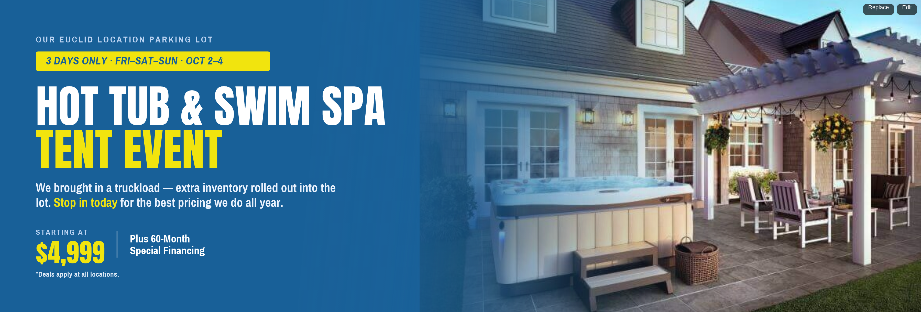 Hot Tub Event Banner
