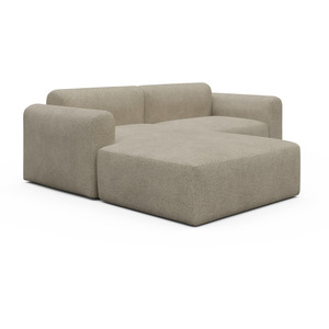 Rund DL1 Sofa w/Chaise-Beige