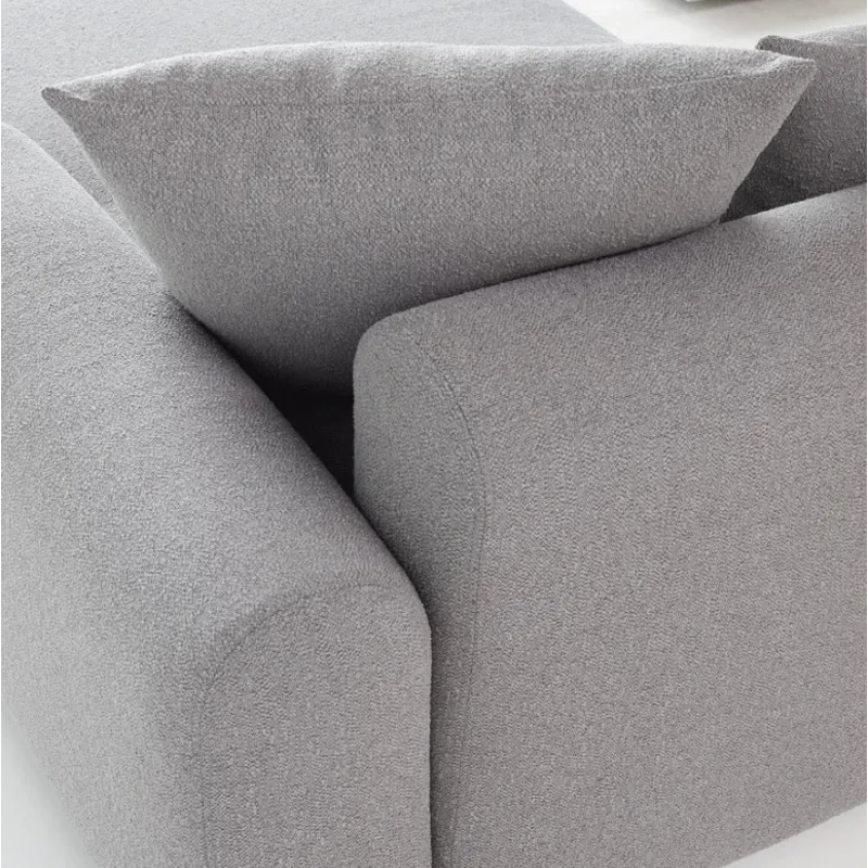 Rund DL1 Sofa w/Chaise-Beige