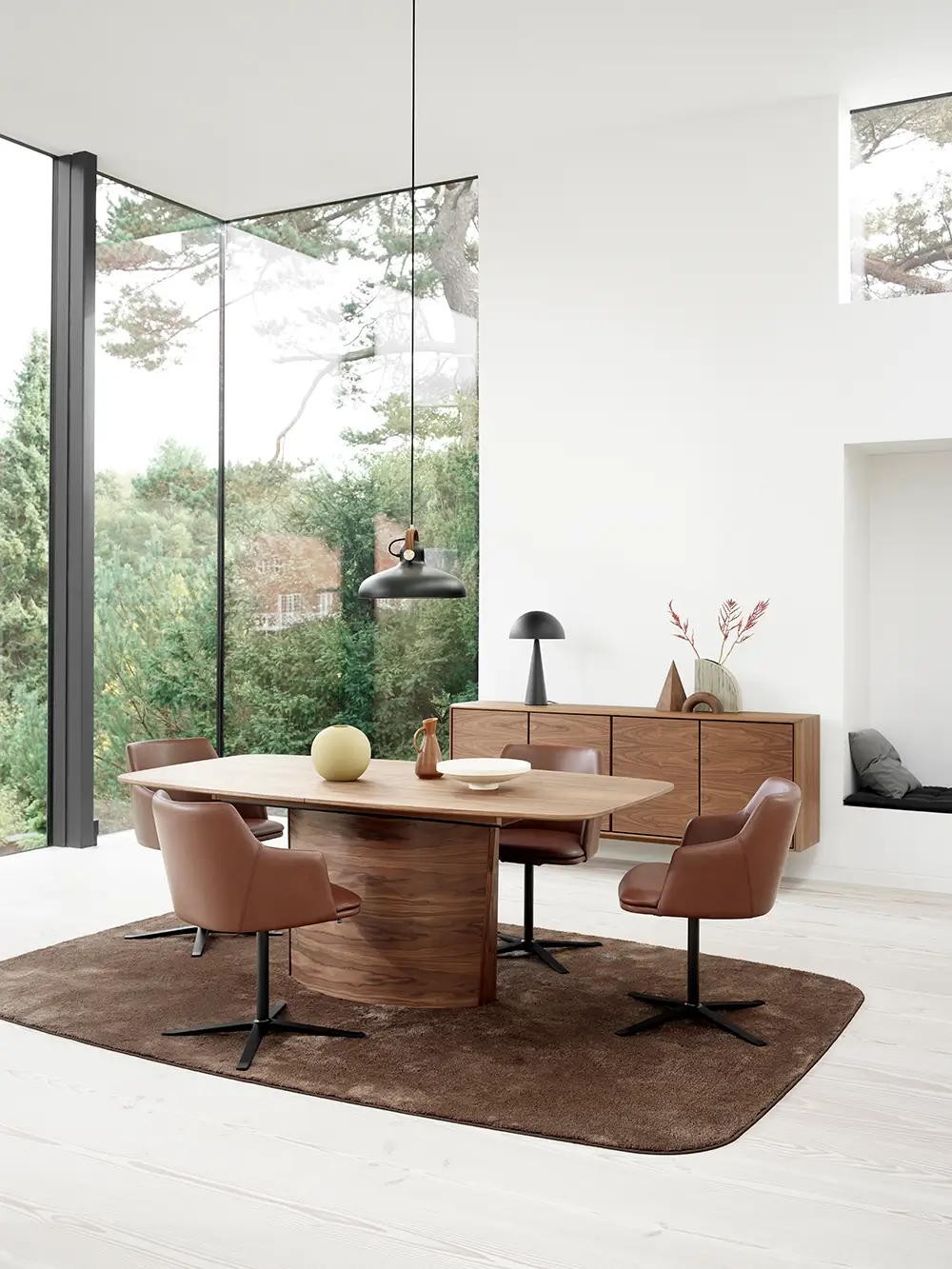 Modern Scandinavian dining room