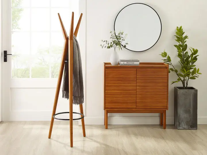 A curated arrangement of modern Scandinavian furniture