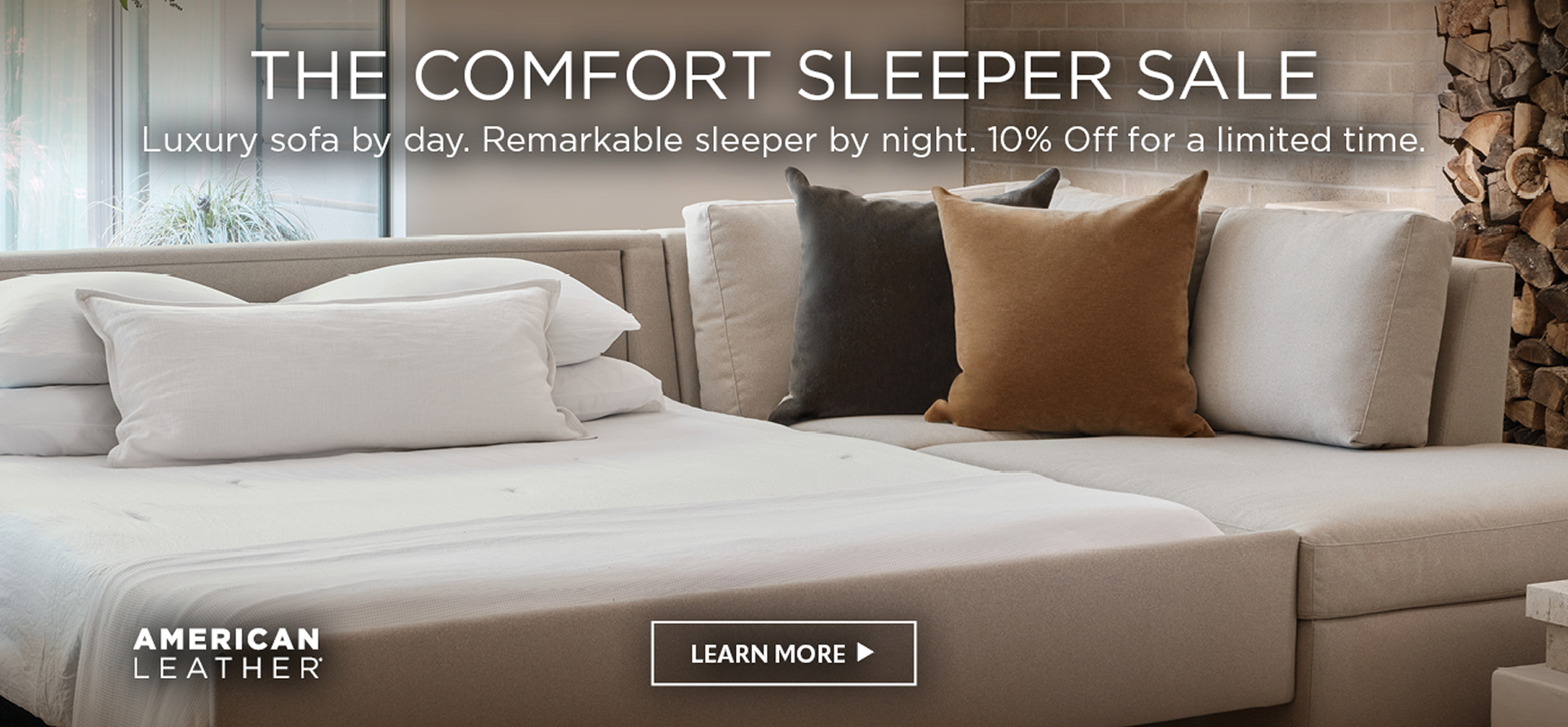 Save on Sleep! Get 10% Off American Leather Comfort Sleepers!