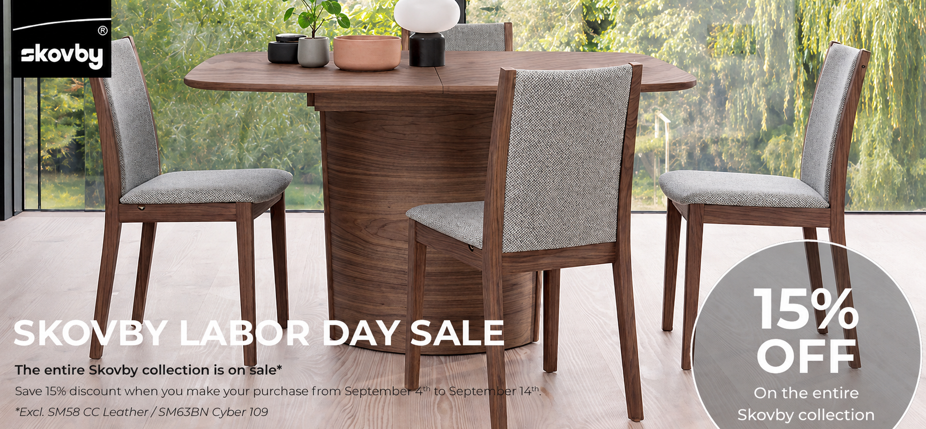 Get 15% Off All Skovby!