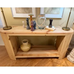 SOFA TABLE W/SHELF