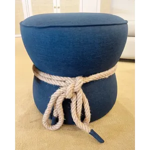 NAUTICAL ROPE OTTOMAN