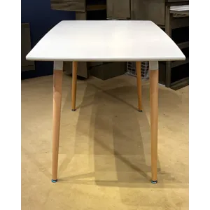 WHITE DINING TABLE W/LEGS
